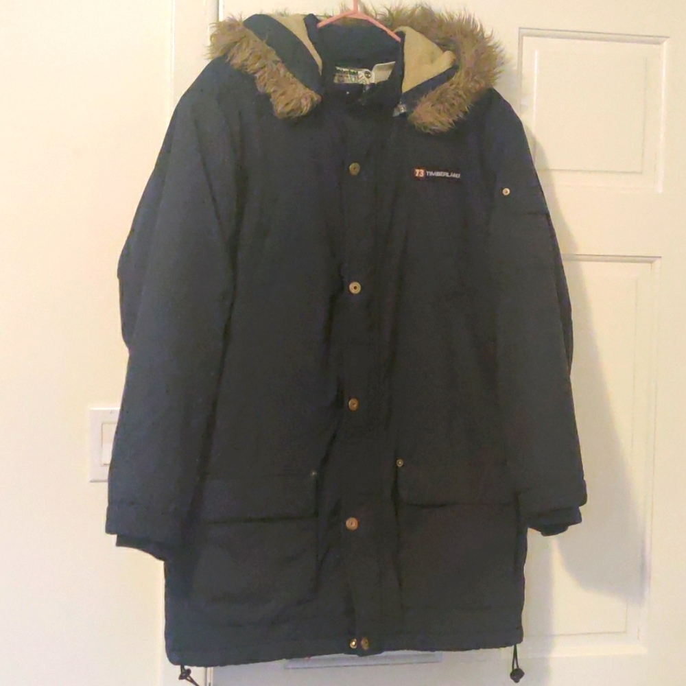 Vintage Timberland Parka with Hoodie